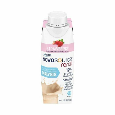 NOVASOURCE RENAL Strawberry Oral Supplement, 8oz Carton, 24PK 43900369228